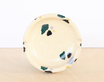 Ceramic Ashtray / Terrazzo Style Tray / Modern Accessories Tray