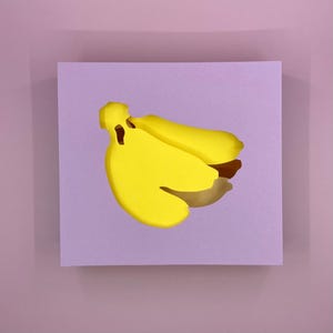 Bananas - Tarjeta de felicitación emergente imprimible con sobre / Tarjetas de papel hechas a mano / Descarga instantánea / Hazlas tú mismo