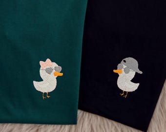 Paar T-Shirt lustig | Lustiges Partnerlook Shirt Huhn | Paar Tshirt Liebe | Geschenk Freundin Freund Jahrestag | Geburtstag Pärchen Shirt