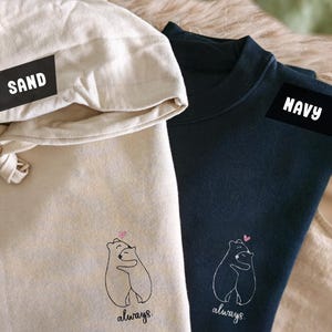 Partnerlook Hoodie Bär – Geschenkidee für Freundin und Freund