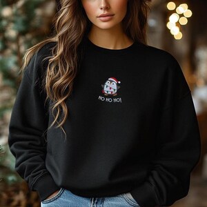 Kuscheliger Pinguin Weihnachtspulli für Damen, Herren und Teenager