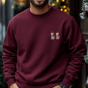 Katzen Hoodie bestickt für Katzen Mama und Katzen Papa