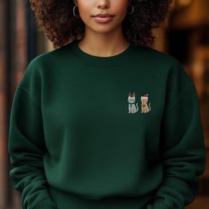 Katzen Sweatshirt für Familie und Freunde Weihnachten