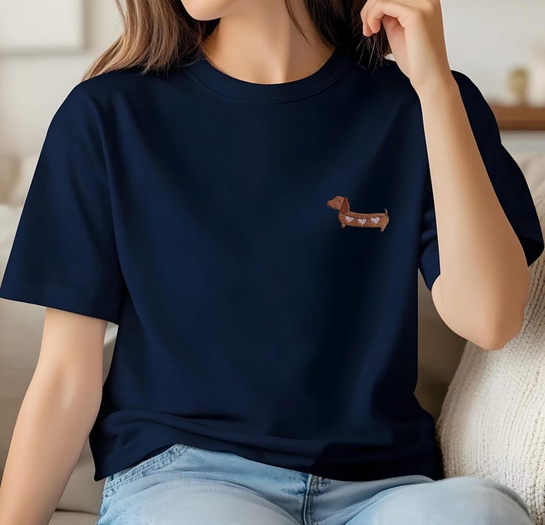 Hundemotiv T-Shirt als Geburtstagsgeschenk für Freundin