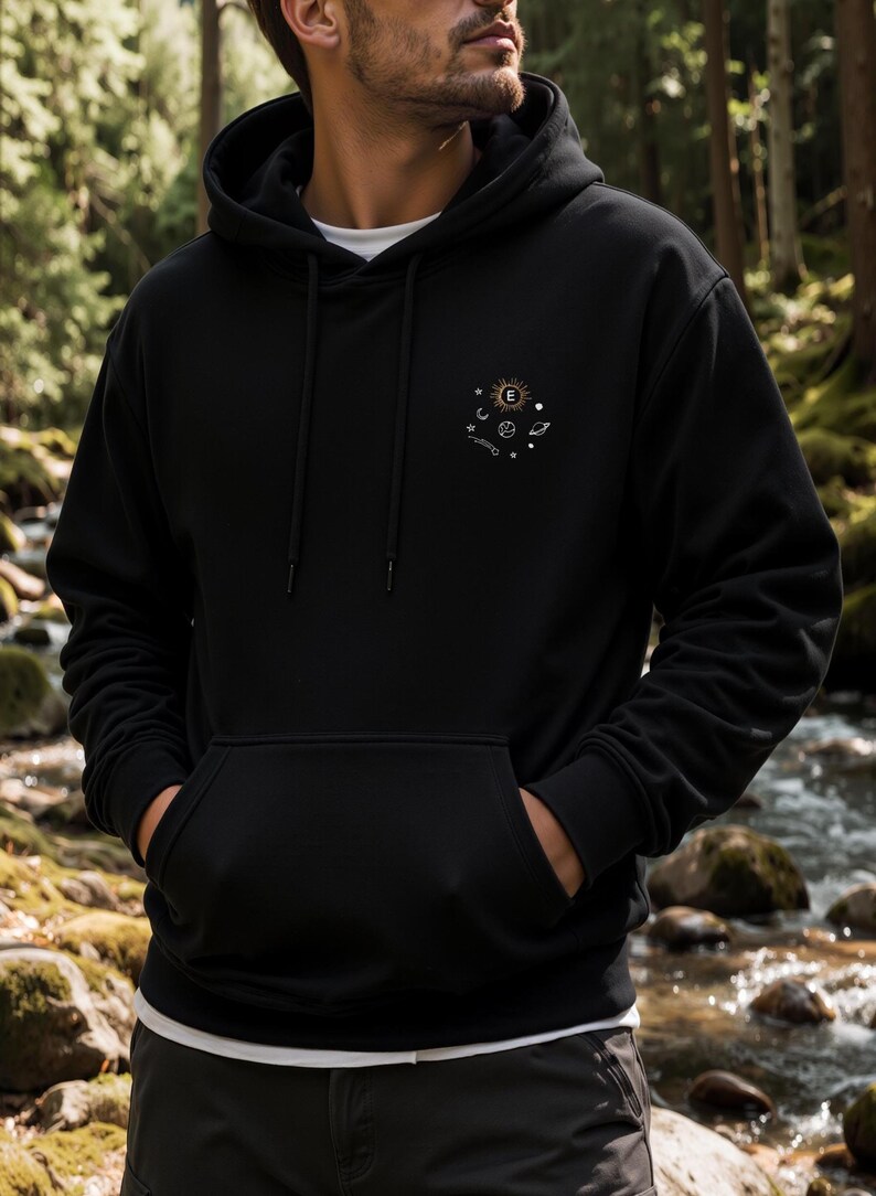 Unisex Partnerlook Hoodie mit personalisierten Initialen