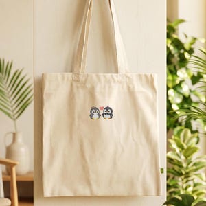 Bestickte Baumwolltasche als Geburtstagsgeschenk für sie