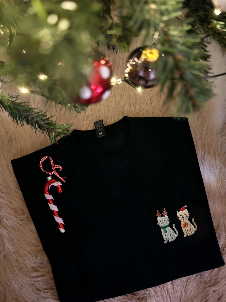Lustiger Katzen Pullover als Weihnachtsgeschenk Damen Herren