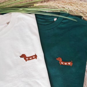 Geschenkidee für Hundebesitzerin – Dackel T-Shirt mit Herz