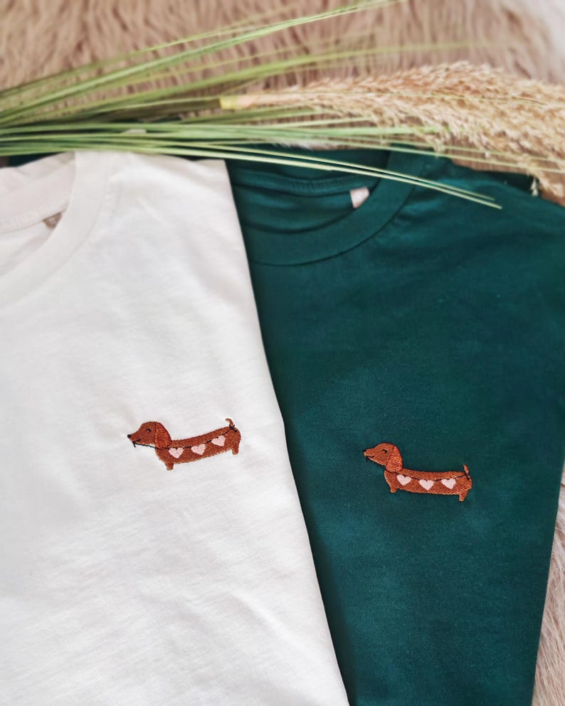 Geschenkidee für Hundebesitzerin – Dackel T-Shirt mit Herz