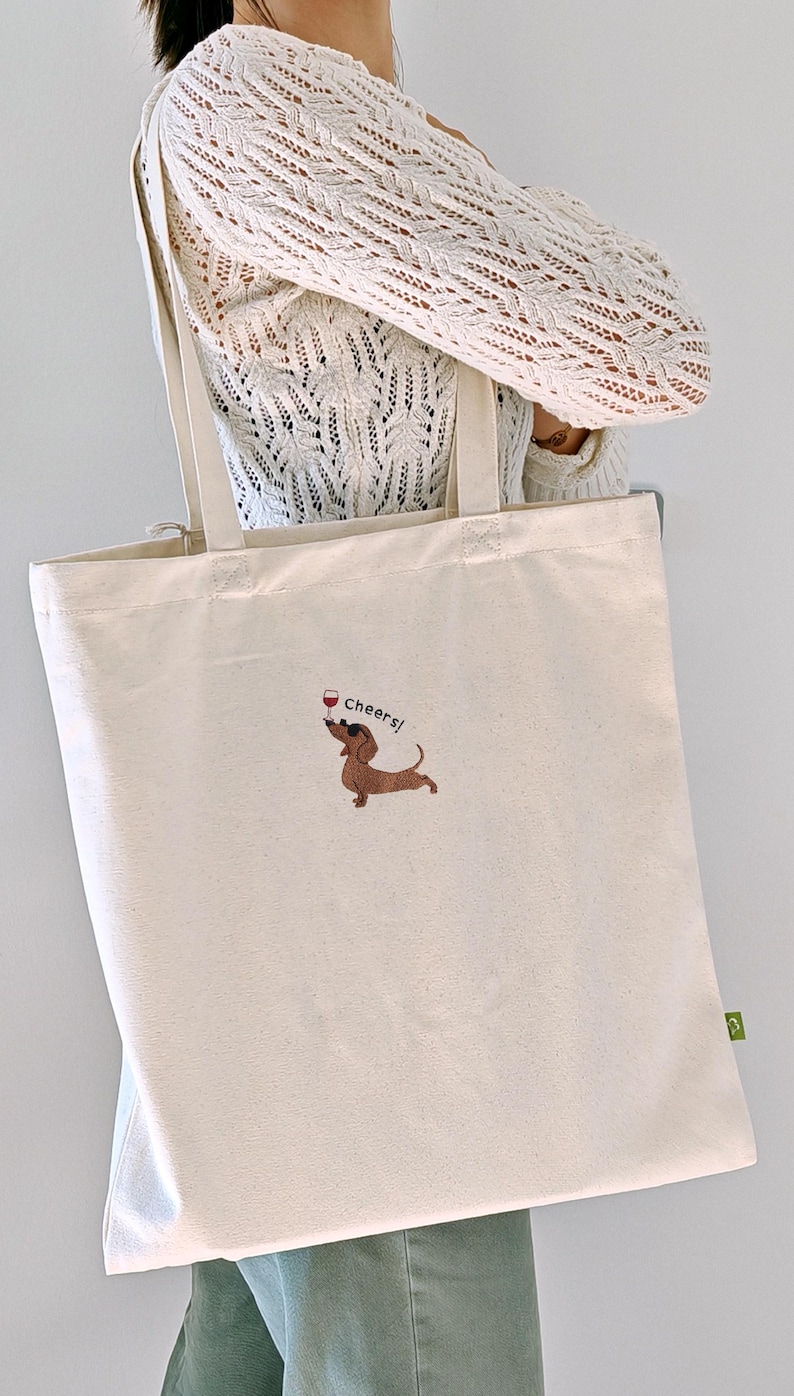 Geschenkidee für Hundebesitzer – hochwertig bestickte Tasche