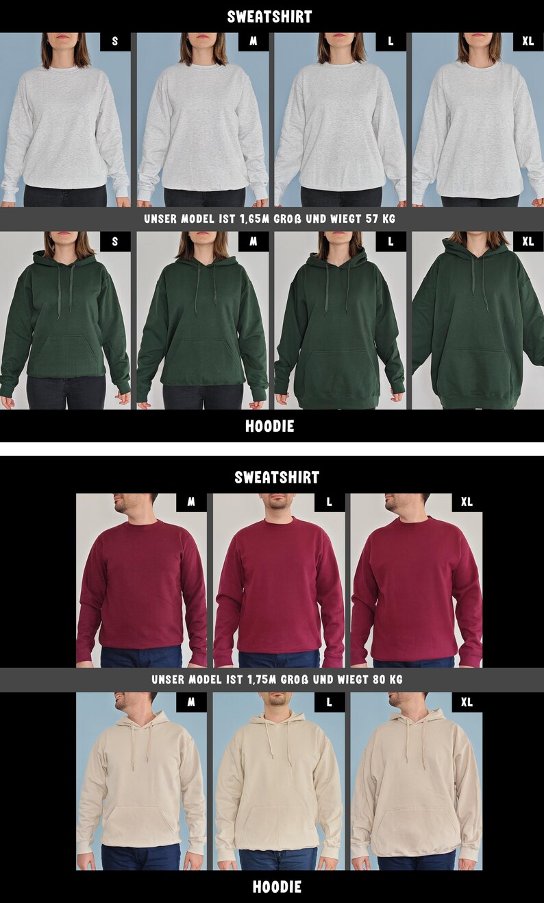 Partner-sweater Bär bestickt | Paar cadeau Liebe | Jahrestaggeschenk | Valentijnscadeau voor Freundin Freund | Paarse trui Liebe afbeelding 9