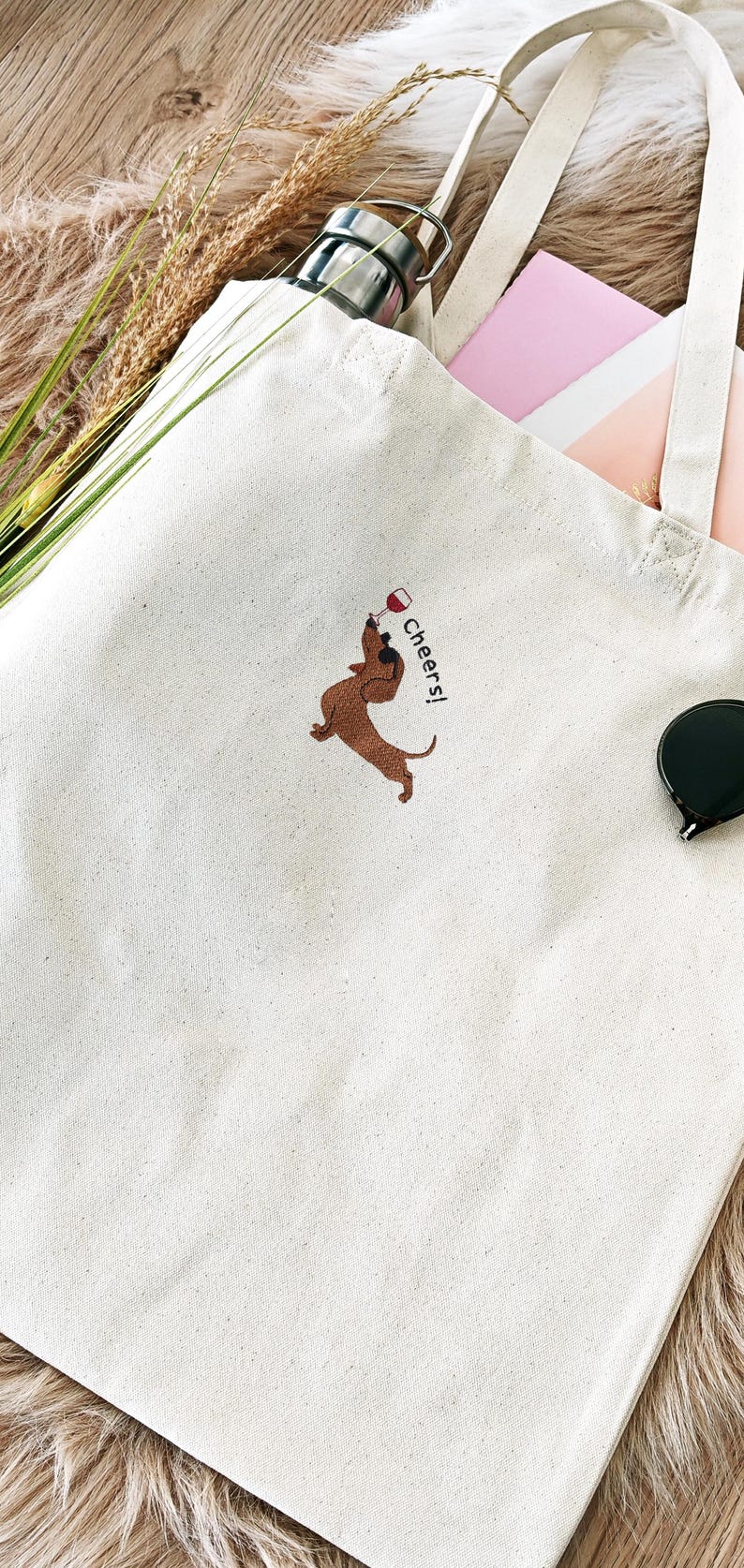 Dackel Tasche als Geburtstagsgeschenk für Frauen