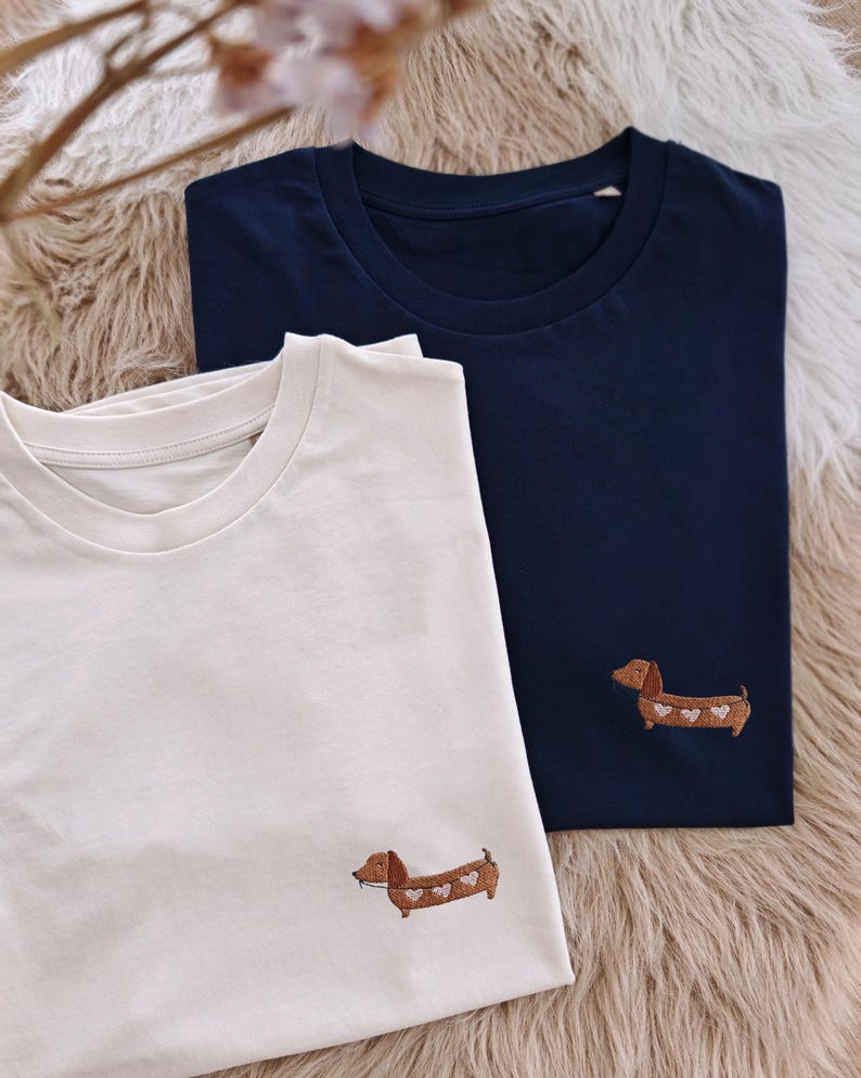 Damen T-Shirt mit Dackel Motiv – perfekt für Hundemamas