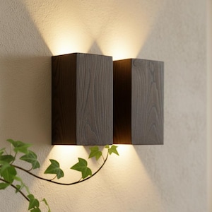 Altholz-Wandleuchte, Plug-in-Wandleuchte, Wandleuchte, Kronleuchterbeleuchtung, Nachtlicht, antike Holzbeleuchtung