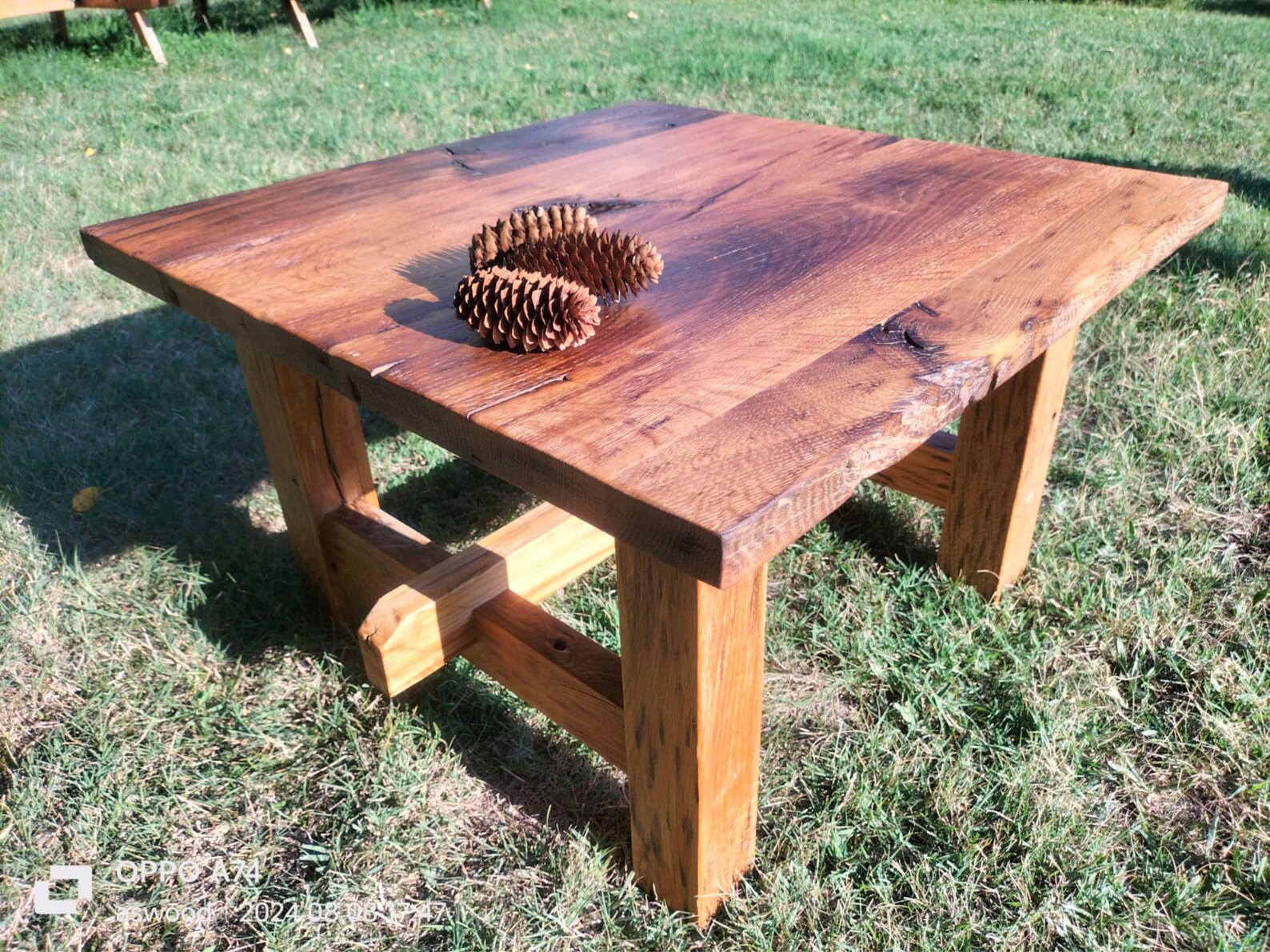Rustic Low Coffee Table , Square Coffee Table , Dining and Coffee Table
