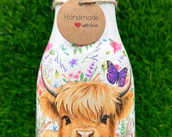 Highland Kuh Vase, Highland Kuh, Highland Kuh, Highland Kuh Geschenk