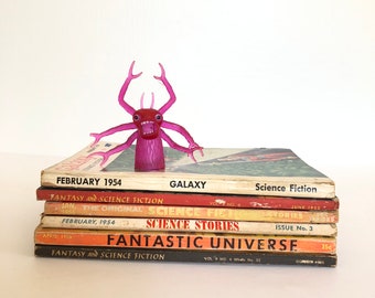 Science Fiction Magazine CHOICE 1950’s Fantasy and Science Fiction  Fantastic Universe Galaxy Monthly Books Asimov Blish Mullen