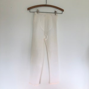 Vintage Girdle Mid Century Shapeware 1950’s 1960’s Pant Slip Full Legging Compression Smoothing Tights Medium Size 27-28