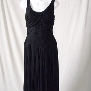 1960s Little Black Dress Form Fitting Ruched Small - Etsy