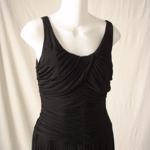 1960s Little Black Dress Form Fitting Ruched Small - Etsy