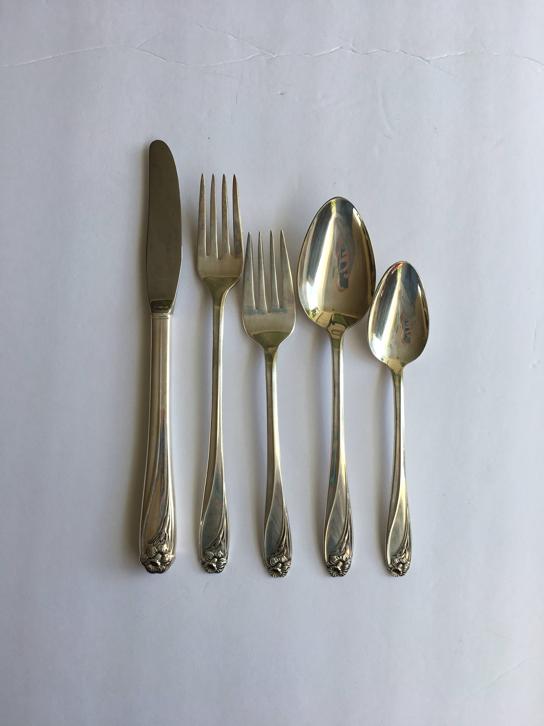 Daffodil 1847 Rogers Brothers Silver Plate Silverware Flatware