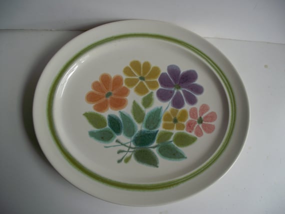 Vintage 1970's Franciscan Earthenware Oval Platter In The Floral Pattern USA 