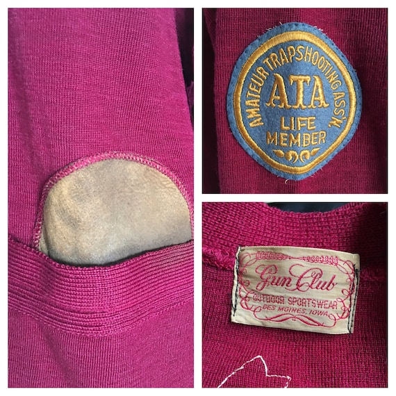 Shooting patch deals sweater