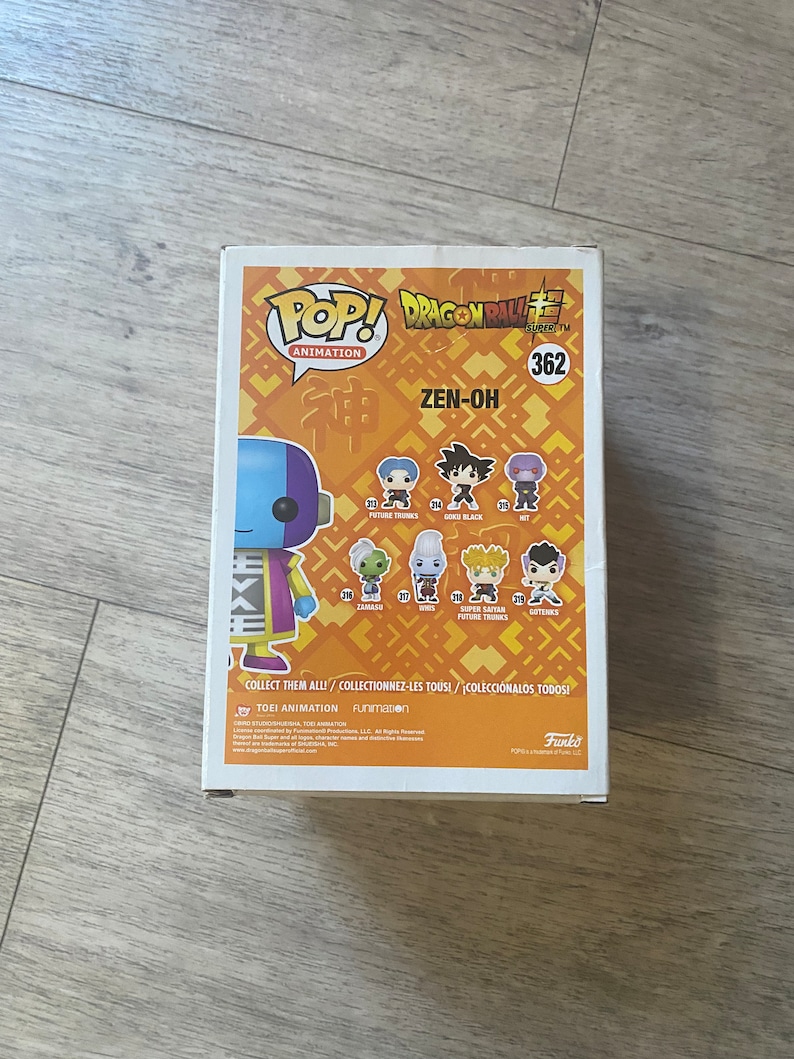 Pop Zen-oh Dragon Ball Z Figure - Etsy