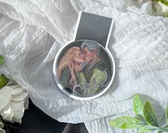 Rowan & Aelin – Magnetic Bookmark – Throne of Glass by Sarah J. Maas
