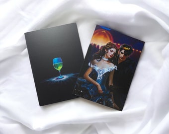 Jude & Cardan – Double-Sided Art Print – The Cruel Prince by Holly Black – A6