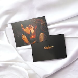 Jude & Cardan - Impression d'art recto-verso - Le prince cruel par Holly Black - A6