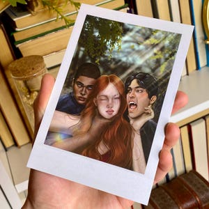 Poppy, Kieran & Casteel – Impressão artística – De sangue e cinzas por Jennifer L. Armentrout