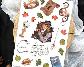 The Cruel Prince Stickers – The Folk of the Air Series – Holly Black – A5 Sheet