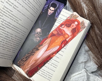 Hades & Persephone – 2 Double-Sided Bookmarks – A Touch of Darkness by Scarlett St. Clair