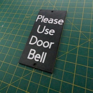 Use Doorbell Sign