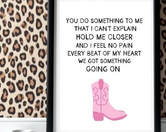 Dolly Parton islands in the stream  print poster A4( + choose one free print)