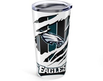 Football NFL des Eagles de Philadelphie, Fan Cup, Verres sur le thème du sport, Cadeau pour les fans des Eagles, Gobelet 20 oz,