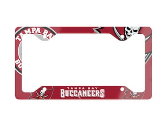 Tampa Bay Buccaneers License Plate Frame | NFL Metal Car Plate Frame