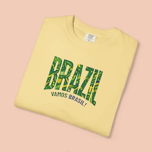Brazil Soccer Shirt 2026, Brazil Football Tee, Brazilian Flag Shirt, World Soccer 2026 Shirt, Brazil Fan Tee, Game Day Shirt image 1
