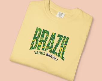 Brazil Soccer Shirt 2026, Brazil Football Tee, Brazilian Flag Shirt, World Soccer 2026 Shirt, Brazil Fan Tee, Game Day Shirt