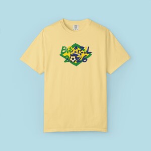 Brazil Soccer Shirt 2026, Brazil Football Tee, Brazilian Flag Shirt, World Soccer 2026 Shirt, Brazil Fan Tee, Game Day Shirt image 3
