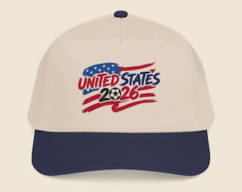 USA World Cup 2026 Cap, Soccer Fan Hat, USA Football Hat, 2026 World Soccer Cap, USA Patriotic Hat, Sports Fan Cap