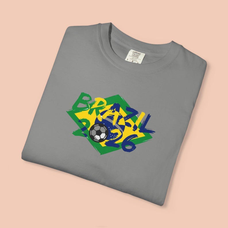 Brazil Soccer Shirt 2026, Brazil Football Tee, Brazilian Flag Shirt, World Soccer 2026 Shirt, Brazil Fan Tee, Game Day Shirt image 12