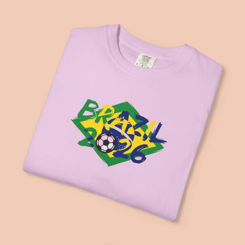 Brazil Soccer Shirt 2026, Brazil Football Tee, Brazilian Flag Shirt, World Soccer 2026 Shirt, Brazil Fan Tee, Game Day Shirt image 13