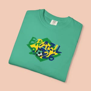 Brazil Soccer Shirt 2026, Brazil Football Tee, Brazilian Flag Shirt, World Soccer 2026 Shirt, Brazil Fan Tee, Game Day Shirt