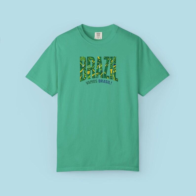 Brazil Soccer Shirt 2026, Brazil Football Tee, Brazilian Flag Shirt, World Soccer 2026 Shirt, Brazil Fan Tee, Game Day Shirt image 6