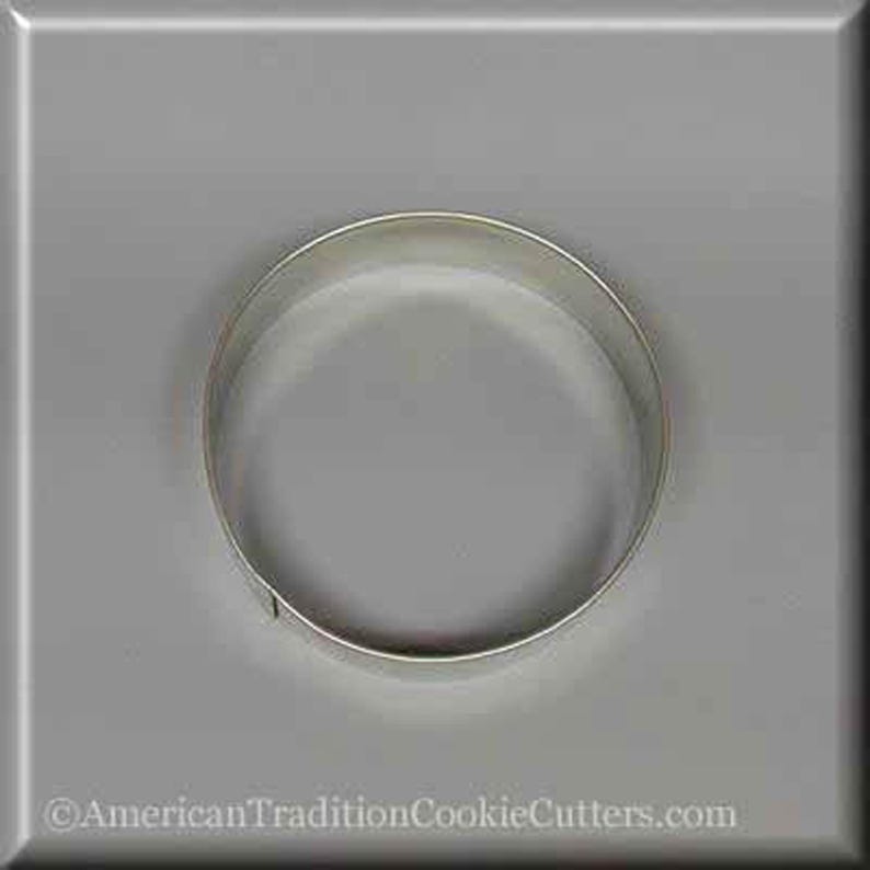 3.5" Round Biscuit Metal Cookie Cutter #NA9126 image 1