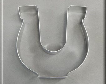 4" Horseshoe Metal Cookie Cutter #NA8246