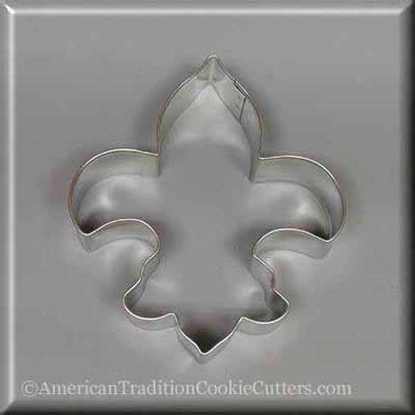 4.5" Fleur de Lis Metal Cookie Cutter #NA8110