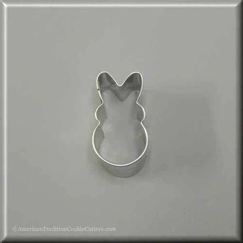 2 Mini Easter Bunny Rabbit Metal Cookie Cutter #NM2035